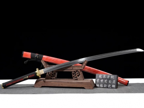红鱼皮高级武士刀