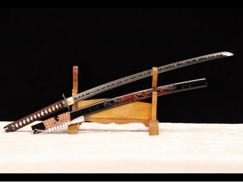 浮雕阴阳云龙武士